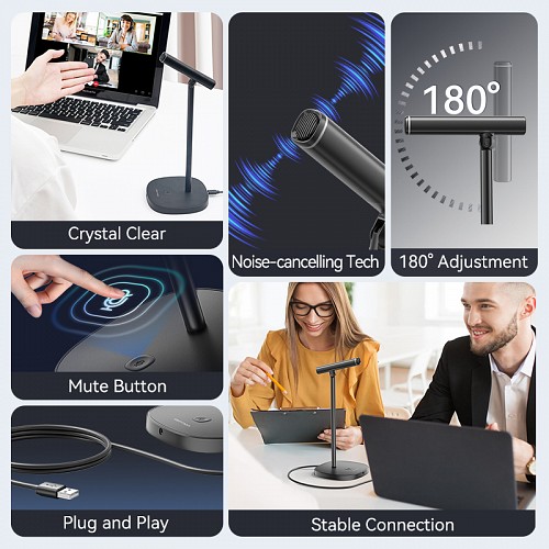 Vention Microphone USB Desktop with Mute Button NCCB0