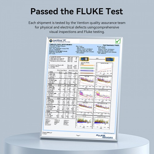 Vention NETWORK Cable Cat8 STP Rotate Right Angle Slim 1.0m Black IKLBF