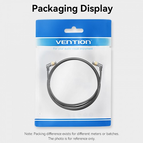 Vention NETWORK Cable Cat8 STP Rotate Right Angle Slim 1.0m Black IKLBF