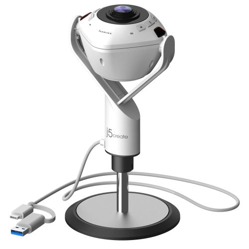 j5create Conference Camera FullHD 360 AI-Powered with Speakerphone & RemoteControl JVU368