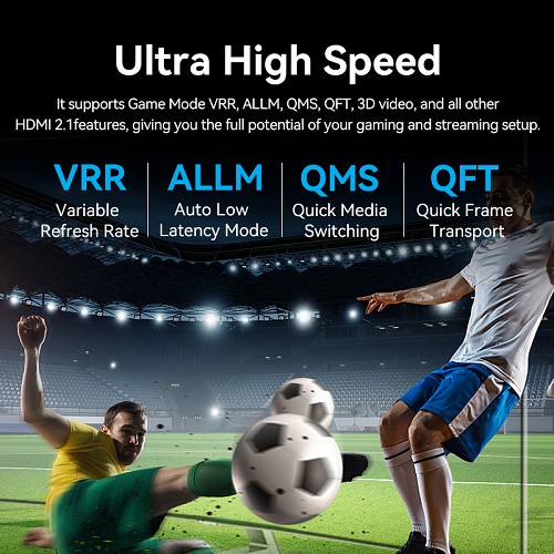 Vention HDMI Cable 2.1 8K60Hz Braided Ultra Thin 1.5m ALOGG