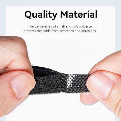 Vention Cable Organiser Hook & Loop Cable Tie 120mm 10 Pcs KANB0-10