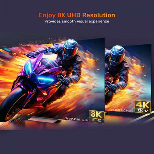 Unitek HDMI Extension 2.1 Male to Female 2.0m 8K60Hz C11091A