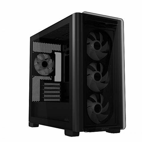 ASUS PC Case mATX Tempered Glass 4xARGB Fans A23 PLUS Black