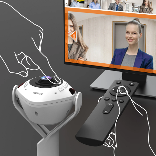 j5create Conference Camera FullHD 360 AI-Powered with Speakerphone & RemoteControl JVU368
