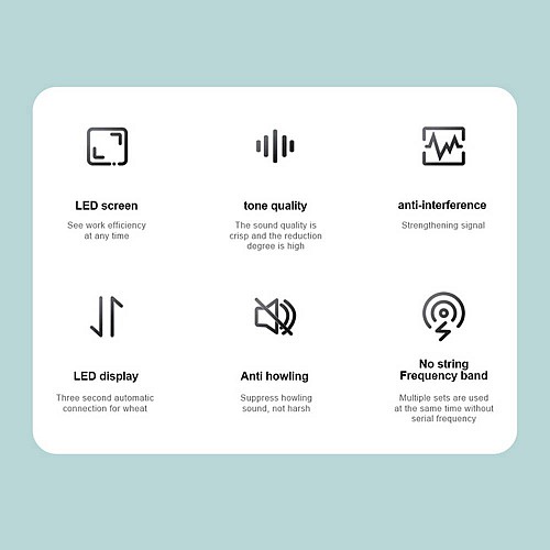 SonicGear Microphone Wireless 2xHandsets WM 3000UL DUAL Palladium