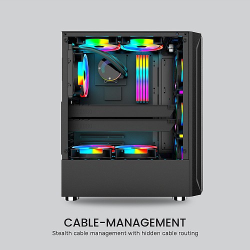 Armaggeddon Gaming Case ATX 3xARGB TRITRON 2 White
