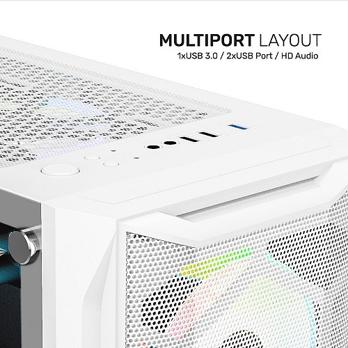 Armaggeddon Gaming Case ATX 3xARGB TRITRON 2 Black