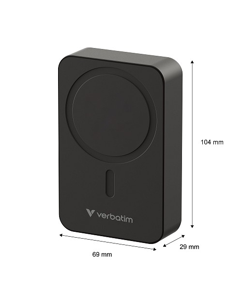 Verbatim Powerbank Wireless Magnetic 20000 Black 32223