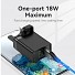 Vention Charger Wall 18W 2xUSBA Black FBAB0-UK