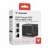 Verbatim Charger Wall 65W GaN 2-Port Retractable Cable & Display