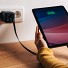 Verbatim Charger Wall 65W GaN 2-Port Retractable Cable & Display