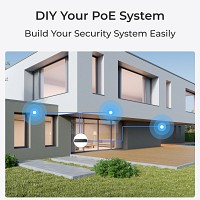 Reolink POE IP Dome Camera 5MP Fixed RLC-520A (P324)