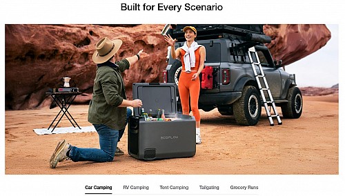 EcoFlow GLACIER 55L (UK) Portable Solar Fridge (not including battery)