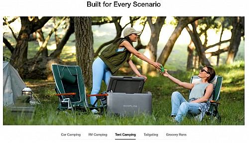 EcoFlow GLACIER 55L (UK) Portable Solar Fridge (not including battery)