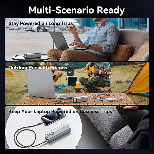 Vention Powerbank 27000mAh 140W 3xUSBC+USB-A FHVH0