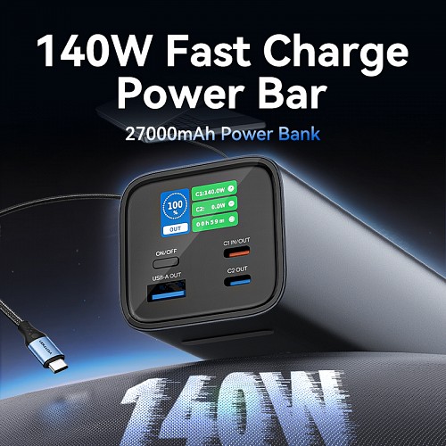 Vention Powerbank 27000mAh 140W 3xUSBC+USB-A FHVH0