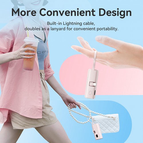 Vention Powerbank 4800mAh 22.5W Foldable USB-C Black FHQB0