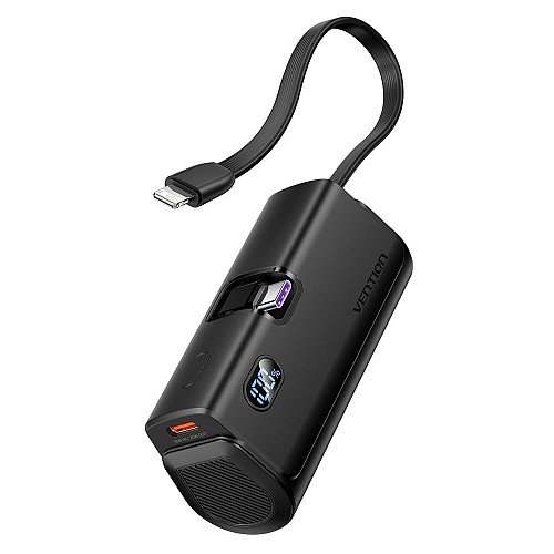 Vention Powerbank 4800mAh 22.5W Foldable USB-C Black FHQB0