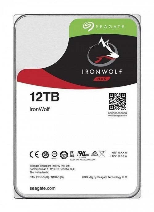 Seagate Ironwolf 12TB HDD SATA 3.5 NAS
