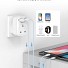 Tessan Gang plug Through UK Charger 2 USB A 13A TS-821-UK