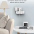 Tessan 3-Gang plug Through UK Charger 2 USB A USB C 13A TS-223-C