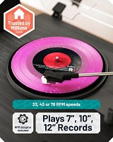 Oakcastle TT200 Belt Drive Turntable with 2x External 50W Speakers