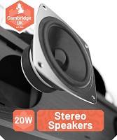 Oakcastle TT100 Belt Drive Turntable with Integrated 20W Speakers