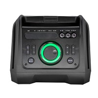 N-Gear FLASH1040 10 Portable Karaoke Speaker with 1x Wireless Mic LED Lights USB & BT