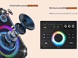 N-Gear FLASH1040 10 Portable Karaoke Speaker with 1x Wireless Mic LED Lights USB & BT