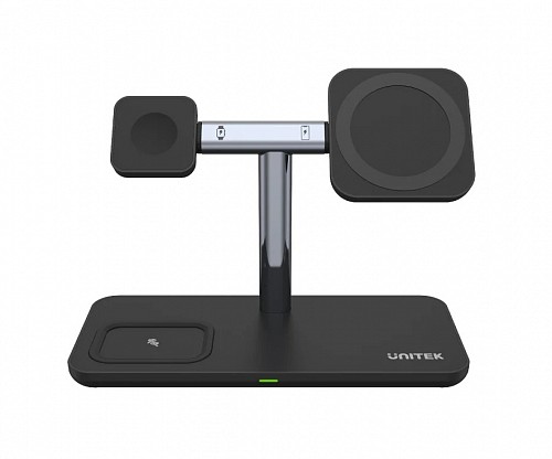 Unitek MagMighty TRI 3in1 Magnetic Wireless Charger Dividable Stand for iPhone-Watch-Airpods P1212A