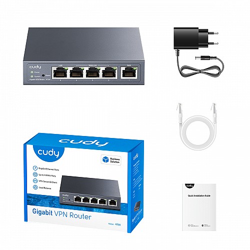 Cudy Router Gigabit VPN Multi-WAN Load Balancing R700