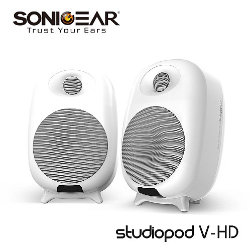 SonicGear StudioPod V-HD 2.0 80W Active Bluetooth Speakers Optical Input & Remote Control