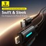 Baseus Cable Lightning to USB-A Lit Button Series 1m Cosmic Black