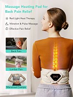 SKG W9 Pro Waist Massager Hot Compress-TENS-Vibration-Moxib & APP