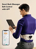 SKG W9 Pro Waist Massager Hot Compress-TENS-Vibration-Moxib & APP
