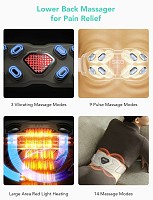 SKG W9 Pro Waist Massager Hot Compress-TENS-Vibration-Moxib & APP