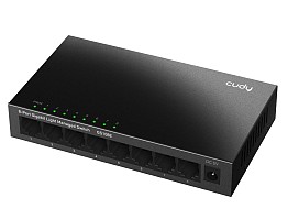 Cudy Switch Gigabit Ethernet Cloud Easy-Managed 8-Port GS108E (+ power supply )