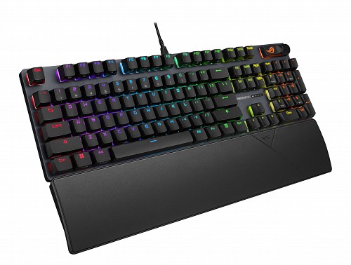 ASUS Gaming Keyboard Mechanical Wired Wrist Rest RGB ROG STRIX SCOPE II X/NXSWV2