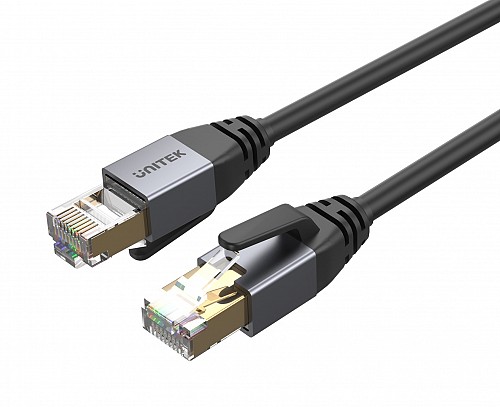 Unitek Network Patch Cable CAT8 Black 10.0m C18149A-10M