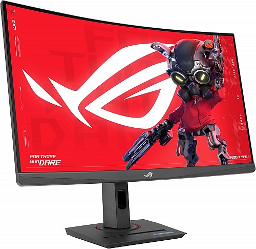 ASUS Monitor ROG Strix Gaming 27 2K Curved 180Hz HDR USB-C Ergonomic XG27WCS