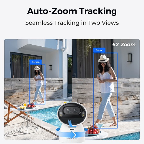 Reolink BUNDLE 4K Argus Track (B730) + 6W Solar Panel (27236 + 24757)