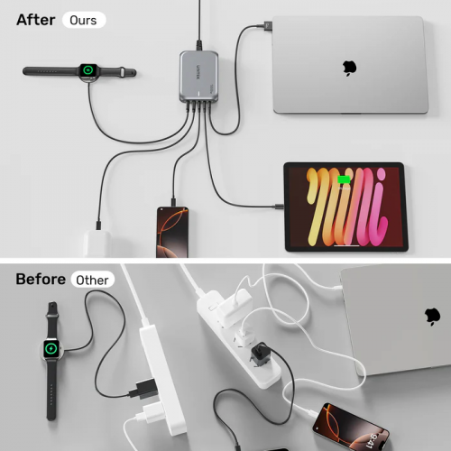 Unitek Charge Desktop 188W 5-Port PD3.1 GaN Station 140W P1234A (UK)