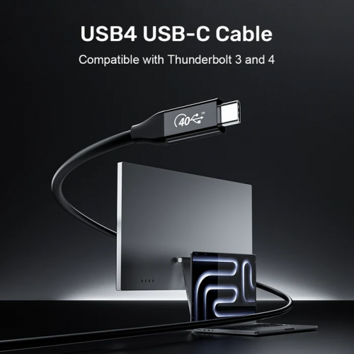 Unitek USB 4.0 Cable 2.0m 240W+40G+8K60HZ C14100ABK01-2M