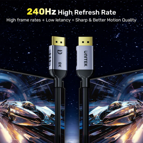 Unitek DisplayPort 1.4 Cable 8K 60Hz 1.5m C1628G-1.5M