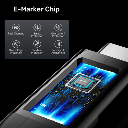 Unitek USB 4.0 Cable 2.0m 240W+40G+8K60HZ C14100ABK01-2M