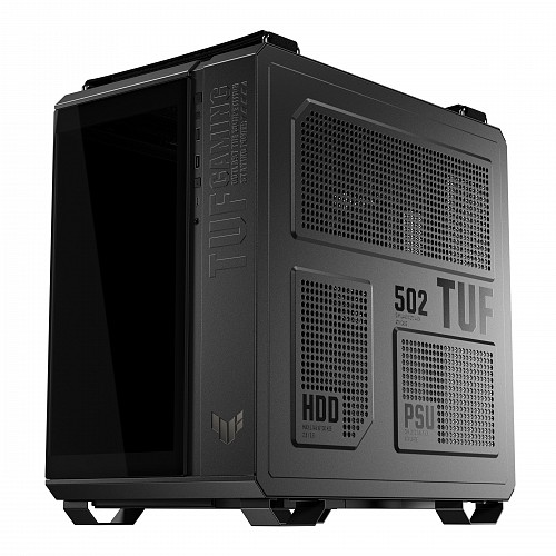 ASUS PC Case ATX Tempered Glass 4xARGB Fans TUF GAMING GT502 Horizon Black