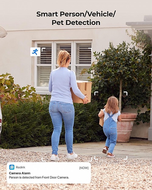 Reolink RLC-81PA (P330P) 8MP 180 Pan Auto Tracking Colour Night Vision POE IP Bullet Camera