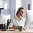 Yealink Headset Wireless Dual-Mode DECT/Bluetooth 4-Mic NC with ANC & Basestation WH68 Teams