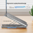 Unitek Stand for Laptop Foldable w/Hub 2xUSBA/1xC/HDMI/SD/PD100W D1137A